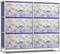 Sorbus 6 Drawers Dresser- Storage Unit with Steel Frame, Wood Top, Fabric Bins - for Bedroom, Closet, Office and more